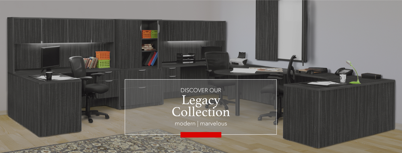 Legacy laminate main image in an office with multiple pieces