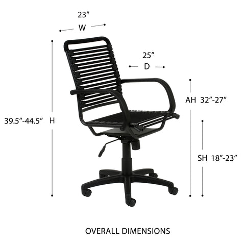 Black / High Back Office Chair