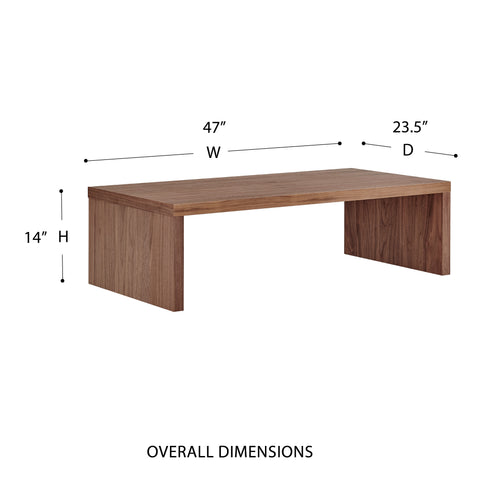 Walnut / 47 Coffee Table