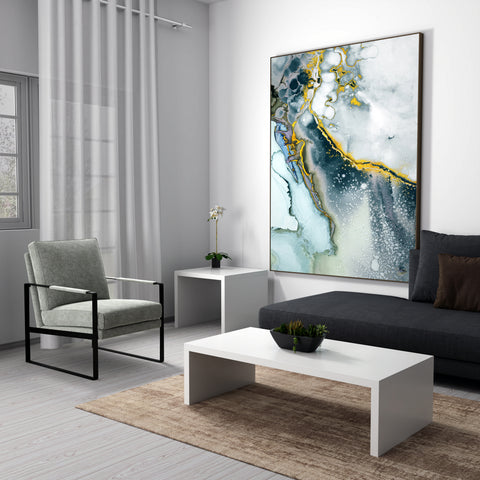 High Gloss White / 47 Coffee Table