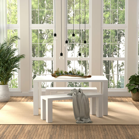 White / 63 Dining Table