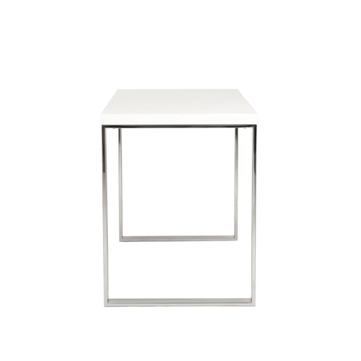 White/Polished Stainless Steel