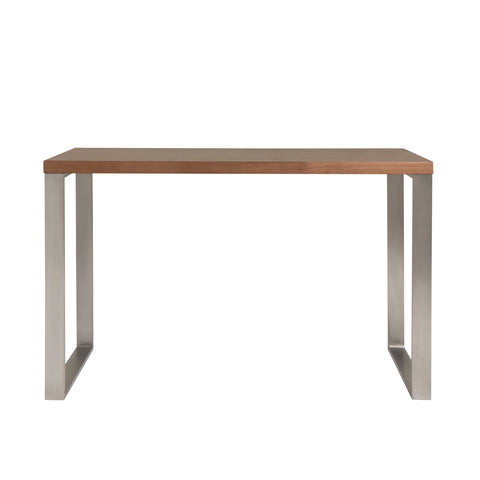 Walnut/Brushed Stainless Steel