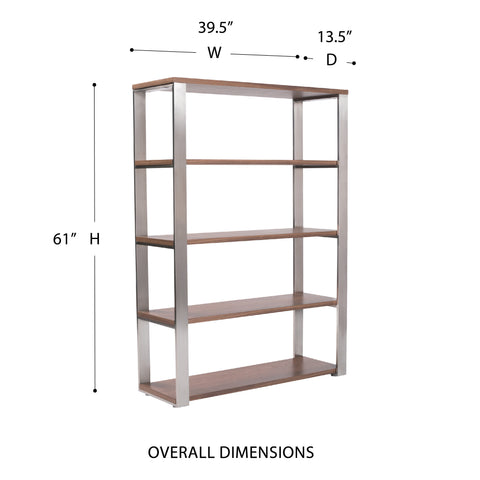 American Walnut/Brushed Stainless Steel