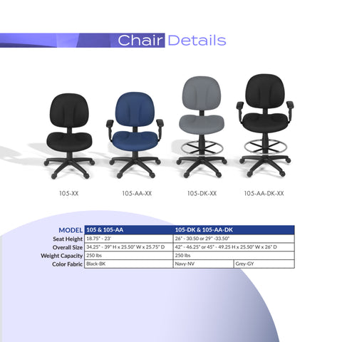 Black / With Arms Drafting Kit