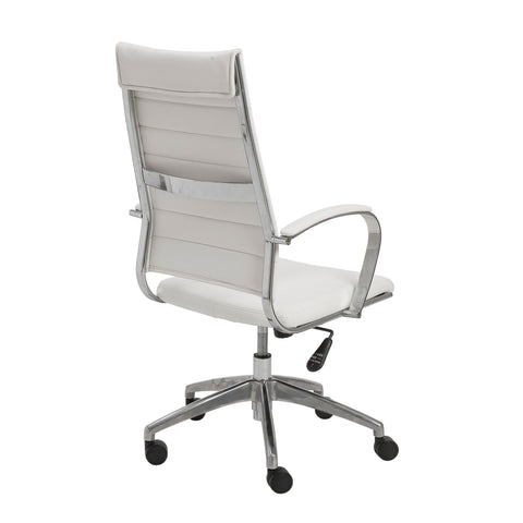 White / High Back Office Chair