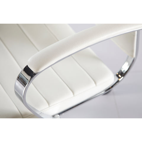 White / High Back Office Chair