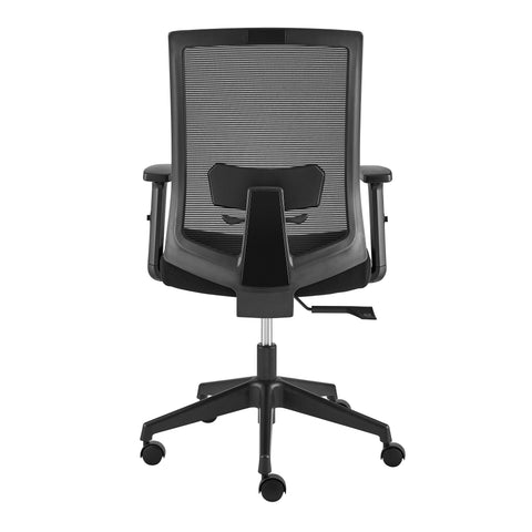 Eurostyle Dahl Mesh Office Chair with Adjustable Lumbar and Armrests, Black