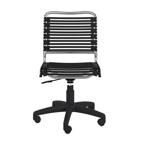 Black/Aluminum / Armless - Black - Silver