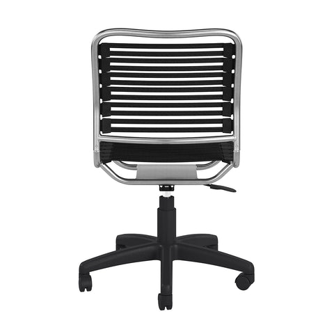 Black/Aluminum / Armless - Black - Silver