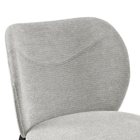 Light Gray/Black / Set of 2 Dining Chairs