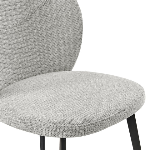 Light Gray/Black / Set of 2 Dining Chairs