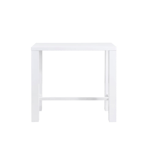 High Gloss White / 47 Bar Height Table