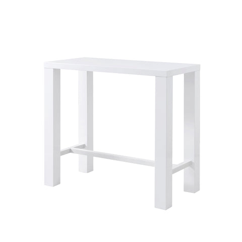 High Gloss White / 47 Bar Height Table