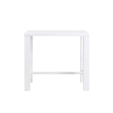 High Gloss White / 47 Bar Height Table