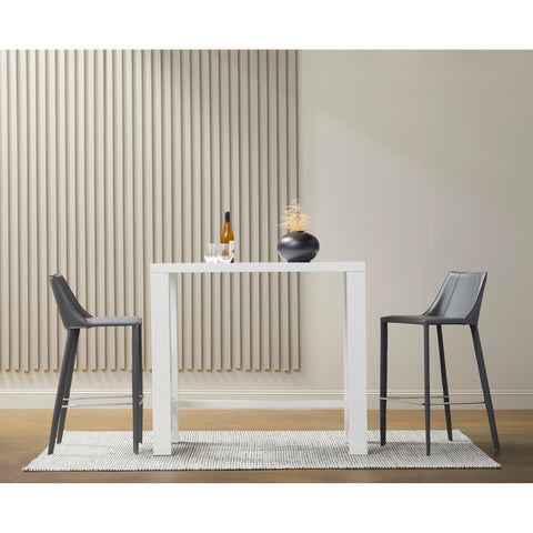 High Gloss White / 47 Bar Height Table