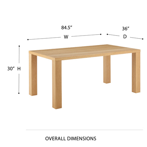 Oak / 84 Dining Table