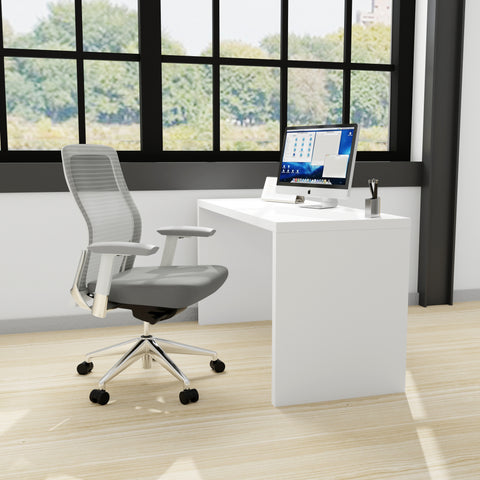 Matte White / 55 Writing Desk