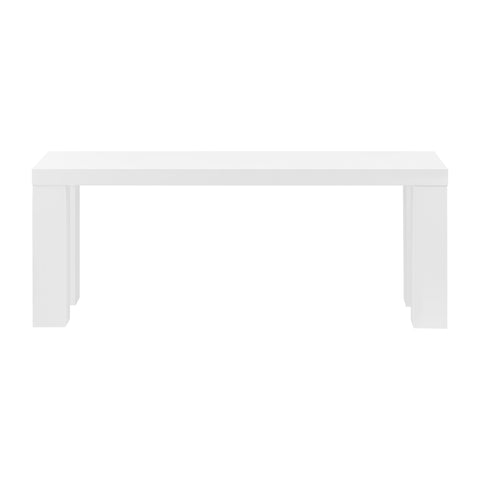 High Gloss White / 49 Dining Bench