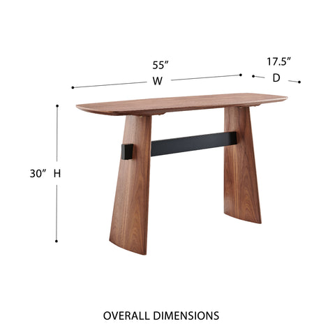 Walnut / 55 Console Table