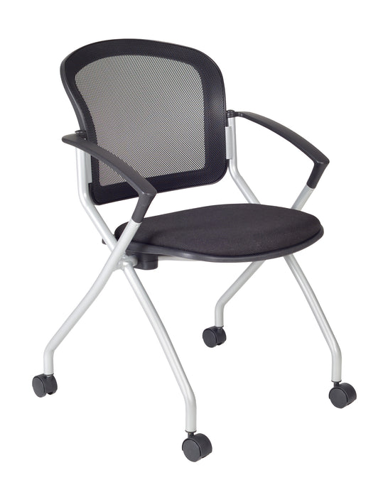 Regency Cadence Flexible High Back with Padded Fabric Seat Nesting Chair