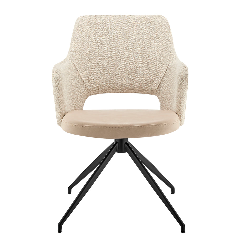 Ivory / No Casters Armchair