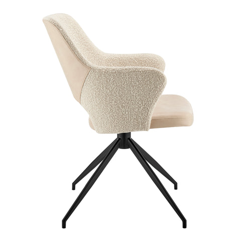 Ivory / No Casters Armchair