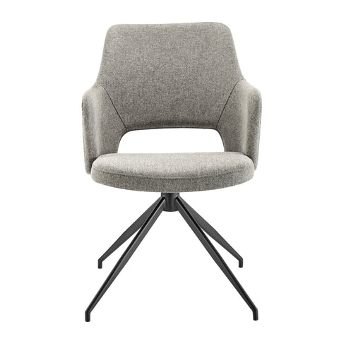 Light Charcoal / No Casters Armchair