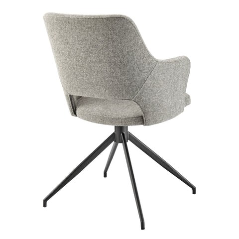 Light Charcoal / No Casters Armchair