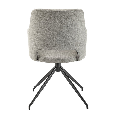 Light Charcoal / No Casters Armchair