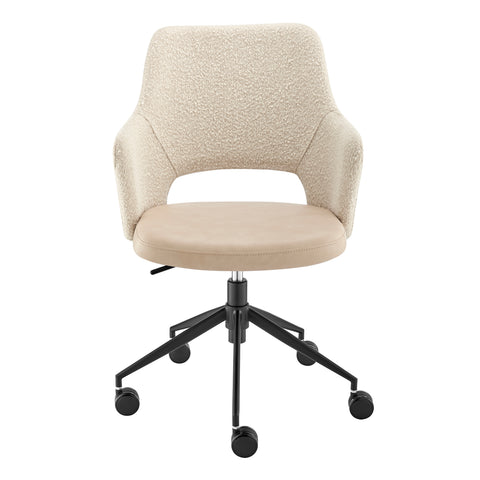 Ivory / With Casters Office Chair