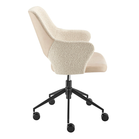 Ivory / With Casters Office Chair