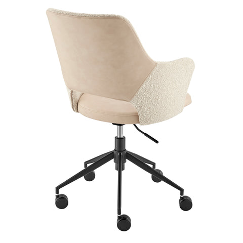 Ivory / With Casters Office Chair
