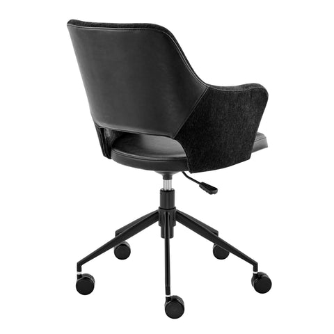 Black / With Casters Office Chair