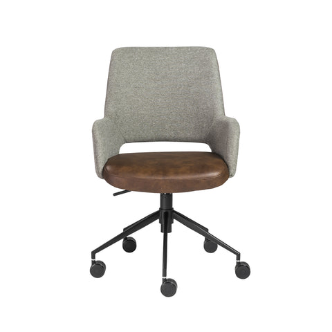 Light Brown, Gray / Non-Tilt Office Chair