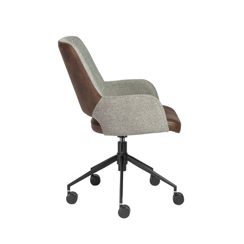 Light Brown, Gray / Non-Tilt Office Chair