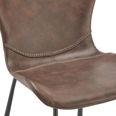 Dark Brown / Set of 2 Dining Chairs