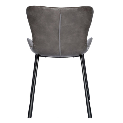 Charcoal Gray / Set of 2 Dining Chairs