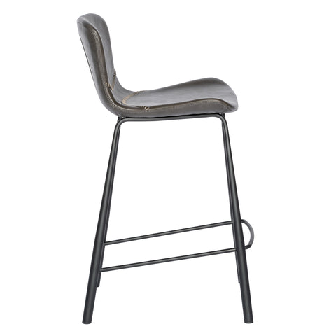 Charcoal Gray / Set of 2 Counter Stools