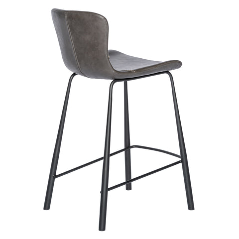 Charcoal Gray / Set of 2 Counter Stools