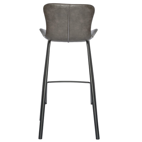 Charcoal Gray / Set of 2 Bar Stools