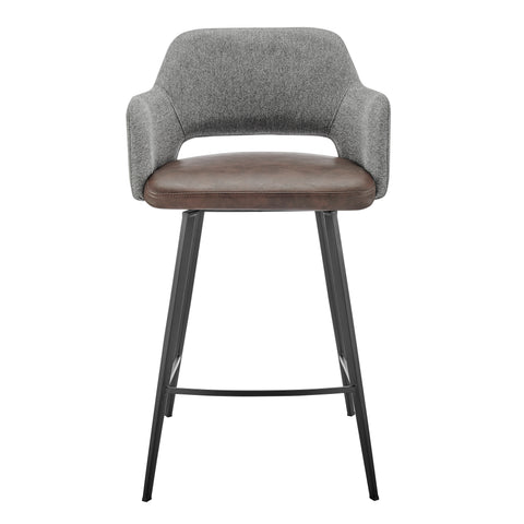 Gray/Dark Brown / 36 Counter Stool