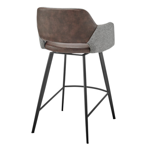 Gray/Dark Brown / 36 Counter Stool