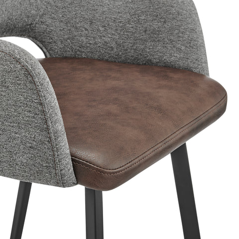 Gray/Dark Brown / 36 Counter Stool