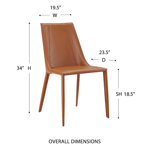 Dark Caramel / 34 Side Chair