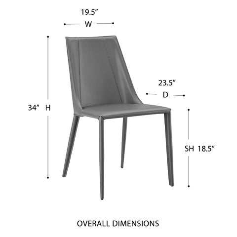 Gray / 34 Side Chair