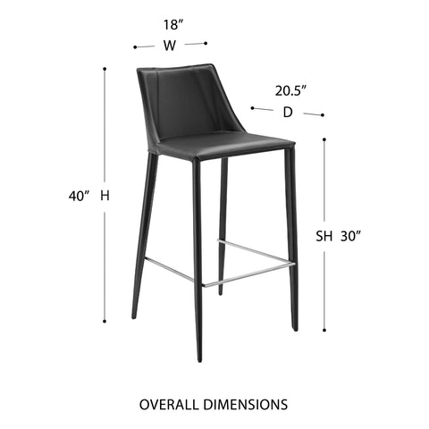 Black / 40 Bar Stool