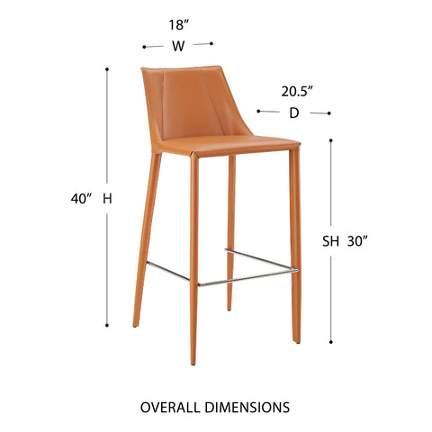 Dark Caramel / 40 Bar Stool