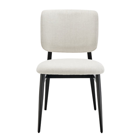 Beige / Upholstered Side Dining Chair