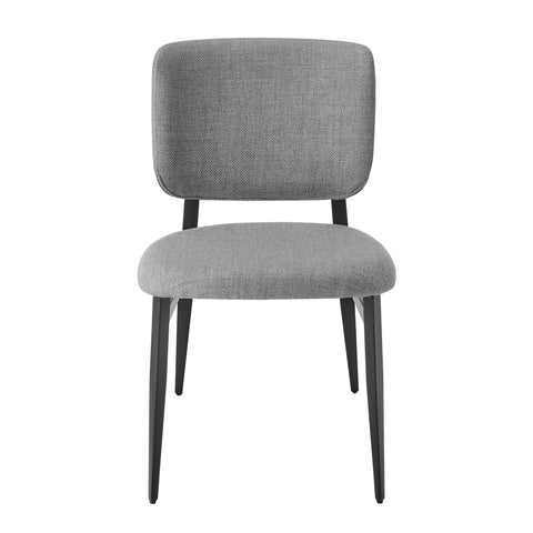 Gray Fabric / Upholstered Side Dining Chair